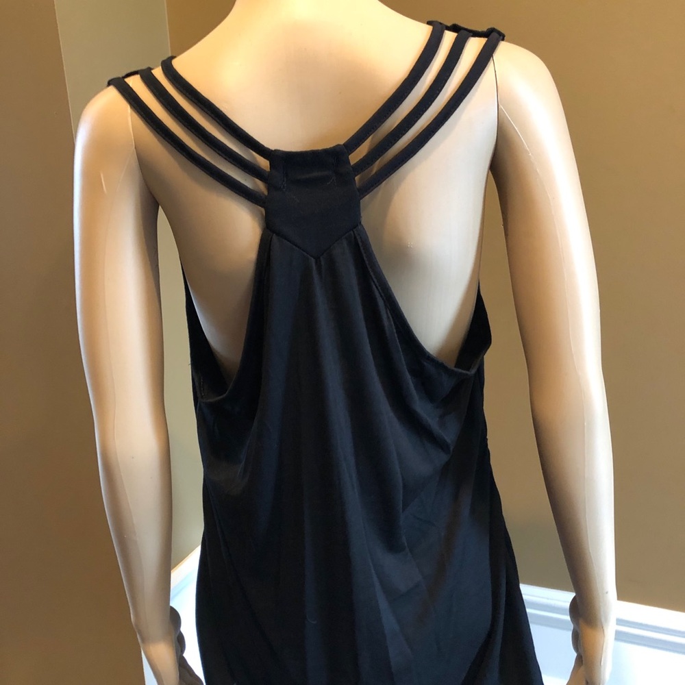 Sale! Black Strappy Back Tank Top